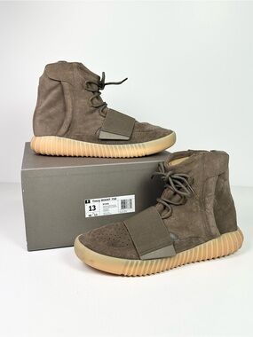 Adidas Yeezy Men’s Boost 750 Shoes In Chocolate Sz 13